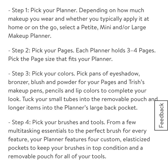 Trish Small Power Of Makeup Planner Trish McEvoy - Picture 12 of 15